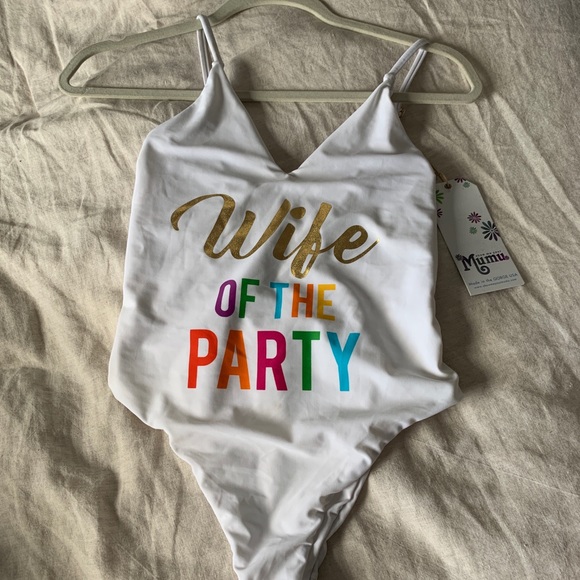 wife of the party swimsuit